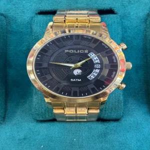 Gold Mens Casual Gold Watch