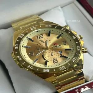 Gold Mens Casual Orix Watch