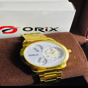 GOLD Mens Casual Qrix Watch