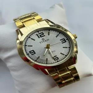 Gold Mens Casual Watch
