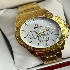 Gold Mens Casual Watch