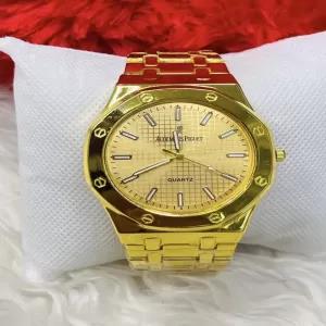 GOLD Mens Fashion Ap Watch