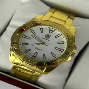 Gold Mens Fashion Tag Watch Boys