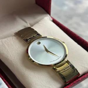 GOLD Mens Womens Boys Fashion Simple Watch