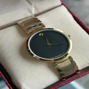 Gold Mens Womens Boys Fashion Simple Watch
