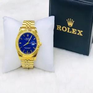 Gold New Boys And Mens Casual Rolex Watch