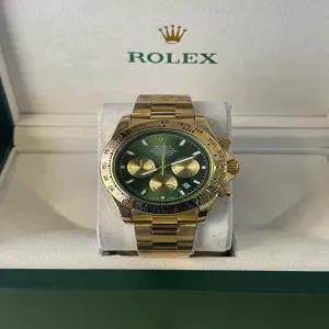 Gold New Mens Boys Casual Rolex Watch