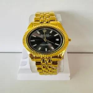 GOLD New Mens Boys Casual Rolex Watch