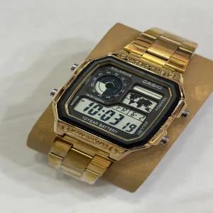 Gold New Mens Casual Digital Watch