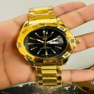 Gold New mens Casual Seiko Watch