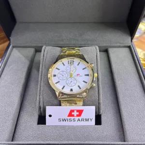 Gold New Mens Wrist Casual Watch
