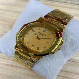 Gold PATEK PHILIPPE GENEVE Mens Casual Boys Watch