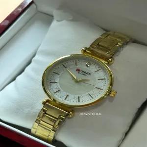 Gold Women Casual Curren Watch Gift