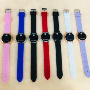 Pink New Womens Casual Led Watch