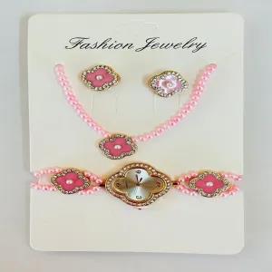 Pink Womens Casual Wrist Watch