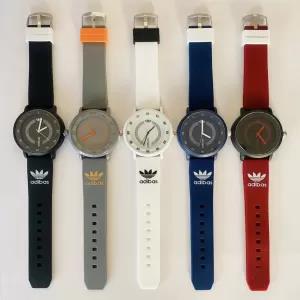 Red Boys Casual Fashion Adidas Brand Men Watch