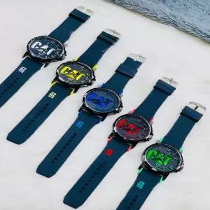 Red Face Mens Boys Casual Fashion Cat Watch