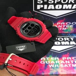 Red Mens Casual Sports Piaoma Brand Watch
