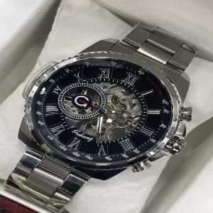 Generic Mens business Watch Silver