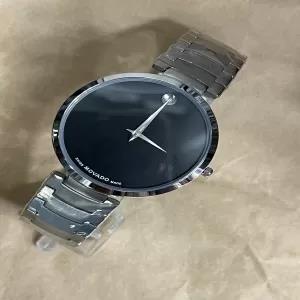 MOVADO Watch Silver Big size