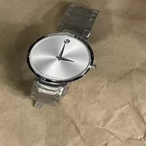 MOVADO Watch Silver Big Size