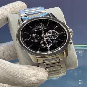 Silver Armani Exchange Chronograph Collection Men Watch