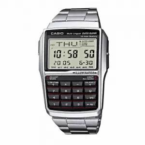 Silver calculator Watch