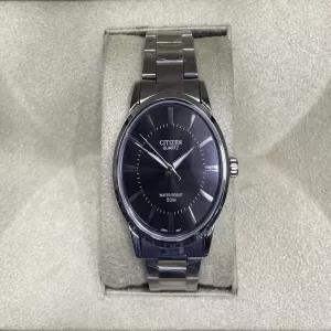 Silver Citizen Luxury Mens Quartz Wrist business Watch