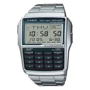 Silver DBC-32D-1ADF Mens Casual Digital Watch