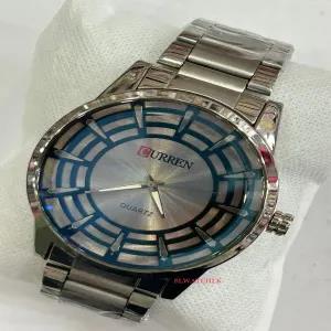Silver Fashion Curren Mens Watch