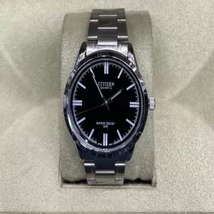 Silver Luxury Mens Quartz Wrist business Watch