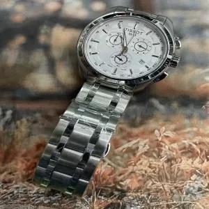 Silver Luxury Watch for Men Stainless Steel Fashion Watch