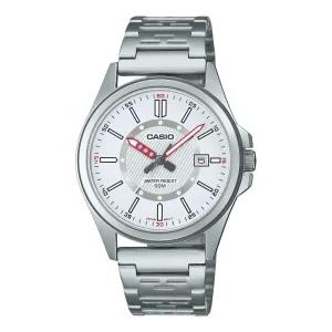 SILVER MENS ANALOG STAINLESS STEEL BAND WATCH