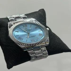 Silver Mens And Boys Casual Fashion Silver Rolex Watch