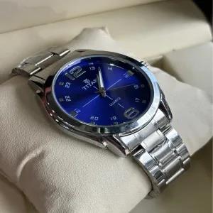 Silver Mens And Boys Casual Fashion Silver Watch