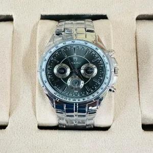 SILVER MENS AND BOYS CASUAL SILVER ROLEX WATCH