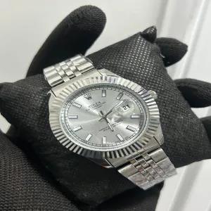 Silver Mens Boys Casual Fashion Watch