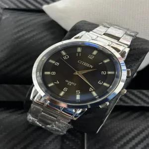 Silver Mens Boys Casual Watch
