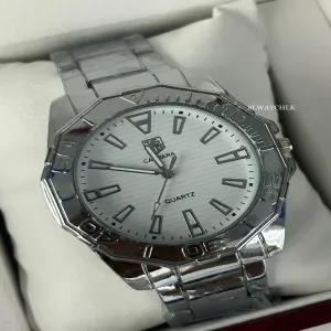 SILVER Mens Casual Boys Fashion Watch