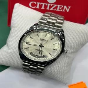 SILVER Mens Casual Citizen Brand Watch