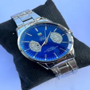 Silver Mens Casual Fashion Watch Boys