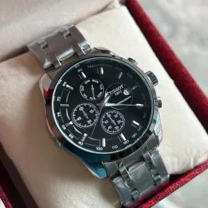 Silver Mens Casual Led Watch