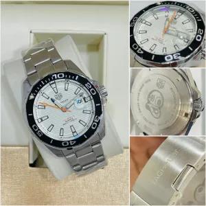 Silver Mens Casual Silver Watch