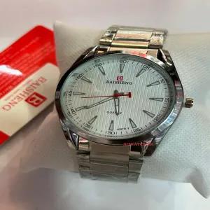Silver Mens Casual Watch