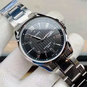 silver Mens Casual Wristwatch