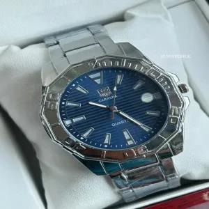 Silver Mens Fashion Watch Friends Gift