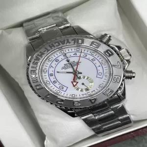 Silver Mens Luxury Brand Watch