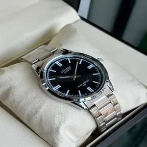 Silver Mens Simple Citizen Watch