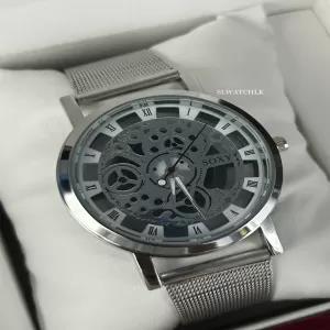Silver Men Watch Fashion Sliver Watch