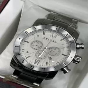 Silver Men Wrist Watch